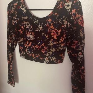 Floral crop top